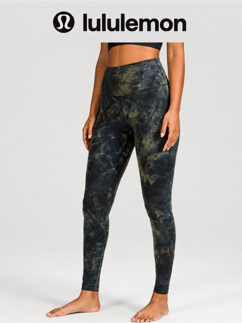Lululemon Align High-Rise Pant 28"
Diamond Dye Graphite Grey Green SIZE 20